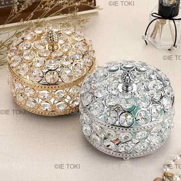 新品?未使用】クリスタルトラケットオーガナイザーボックス，リング