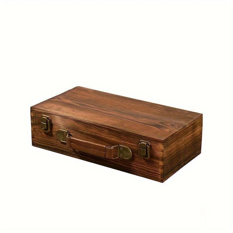 新品?未使用】 木製 収納ケース 収納箱 ヴィンテージ アンティーク 古