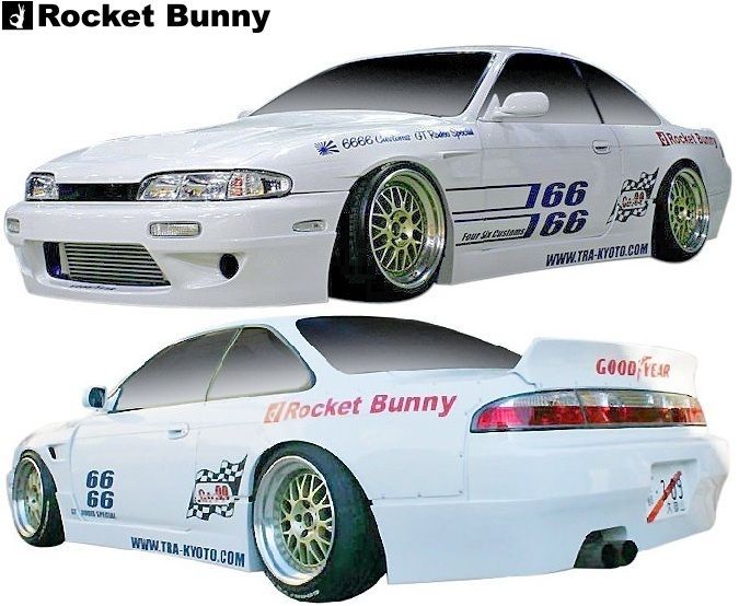 M's】 S14 シルビア 前期用 Rocket Bunny V1 ダックテール リア