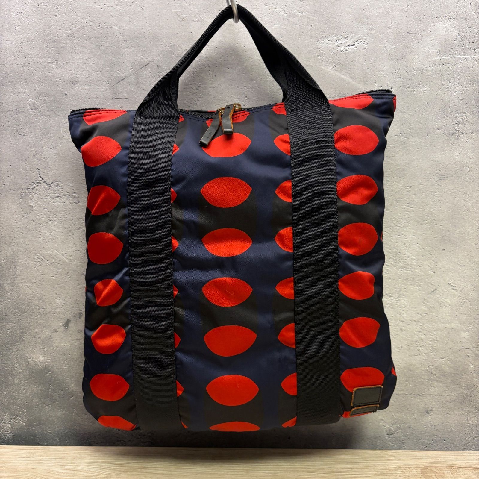 PORTER ×MARNI コラボ リュック トートバック 2way MARNI × PORTER トート リュック 2WAY 薄型 折りたたみ可 マルニ