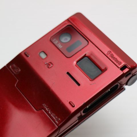 良品中古 F-01E レッド 即日発送 ガラケー FUJITSU DoCoMo 本体 白ロム