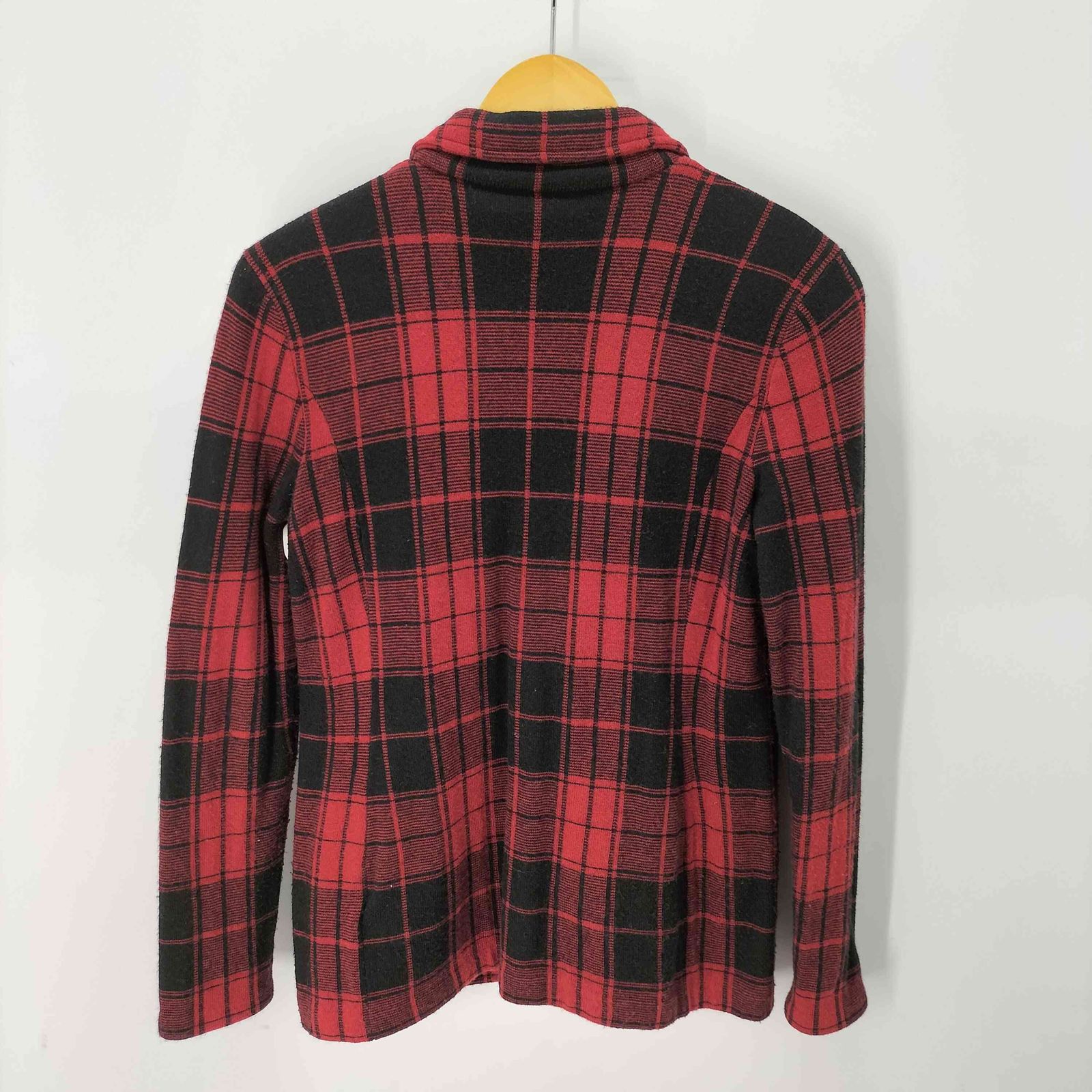 未使用級 ラルフローレン テーラードジャケット スタンドカラー カシミヤ混 ラメ ローレンラルフローレン LAUREN RALPH LAUREN カシミヤ混 チェック柄