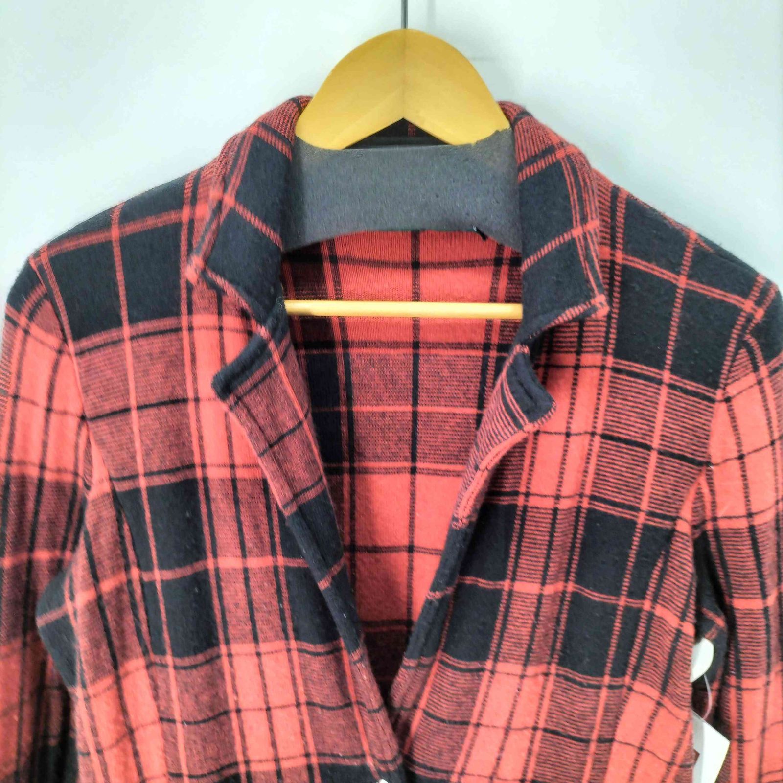 未使用級 ラルフローレン テーラードジャケット スタンドカラー カシミヤ混 ラメ ローレンラルフローレン LAUREN RALPH LAUREN カシミヤ混 チェック柄