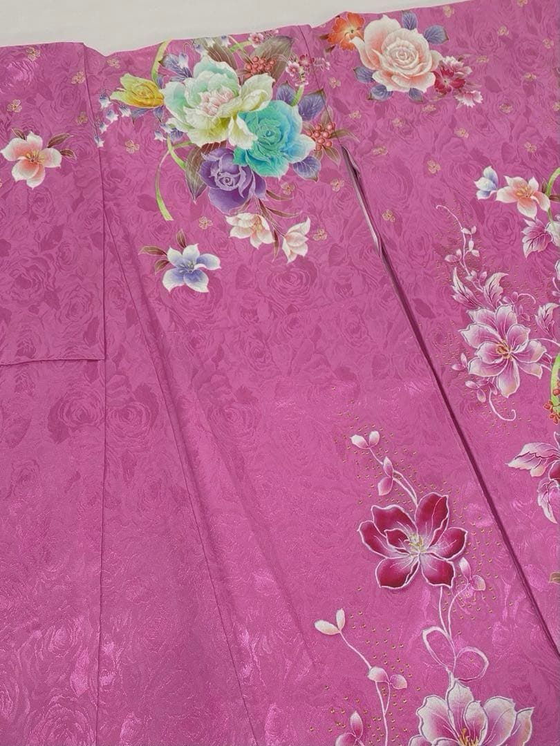 振袖 ラメ刺繍 紋意匠 身丈168cm パールトーン加工済 MO3368 【公式通販】