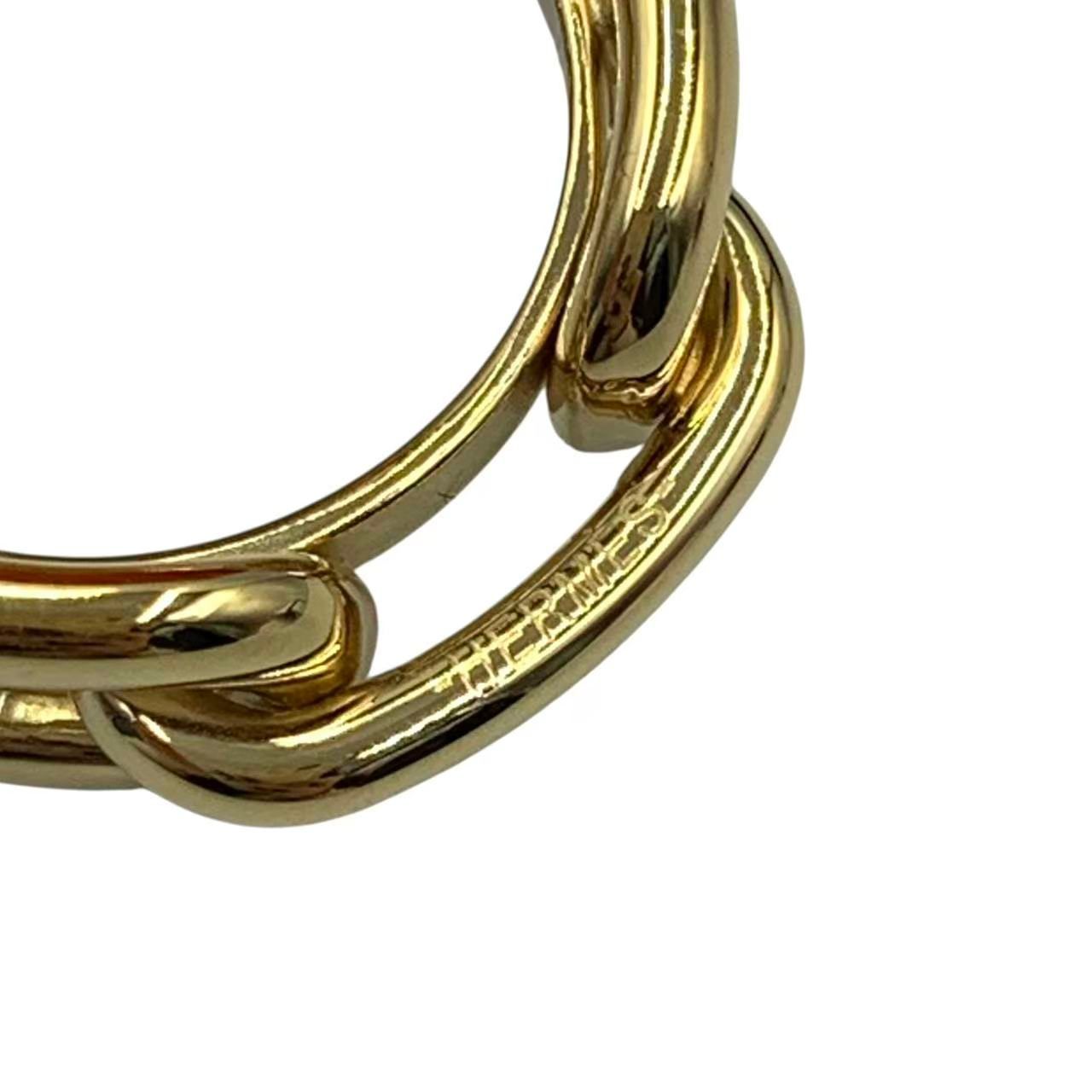 未使用品 HERMES エルメス スカーフリング ゴールド GP