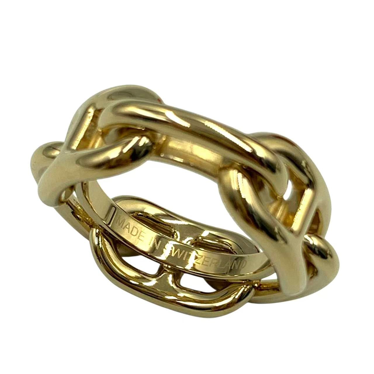 未使用品 HERMES エルメス スカーフリング ゴールド GP