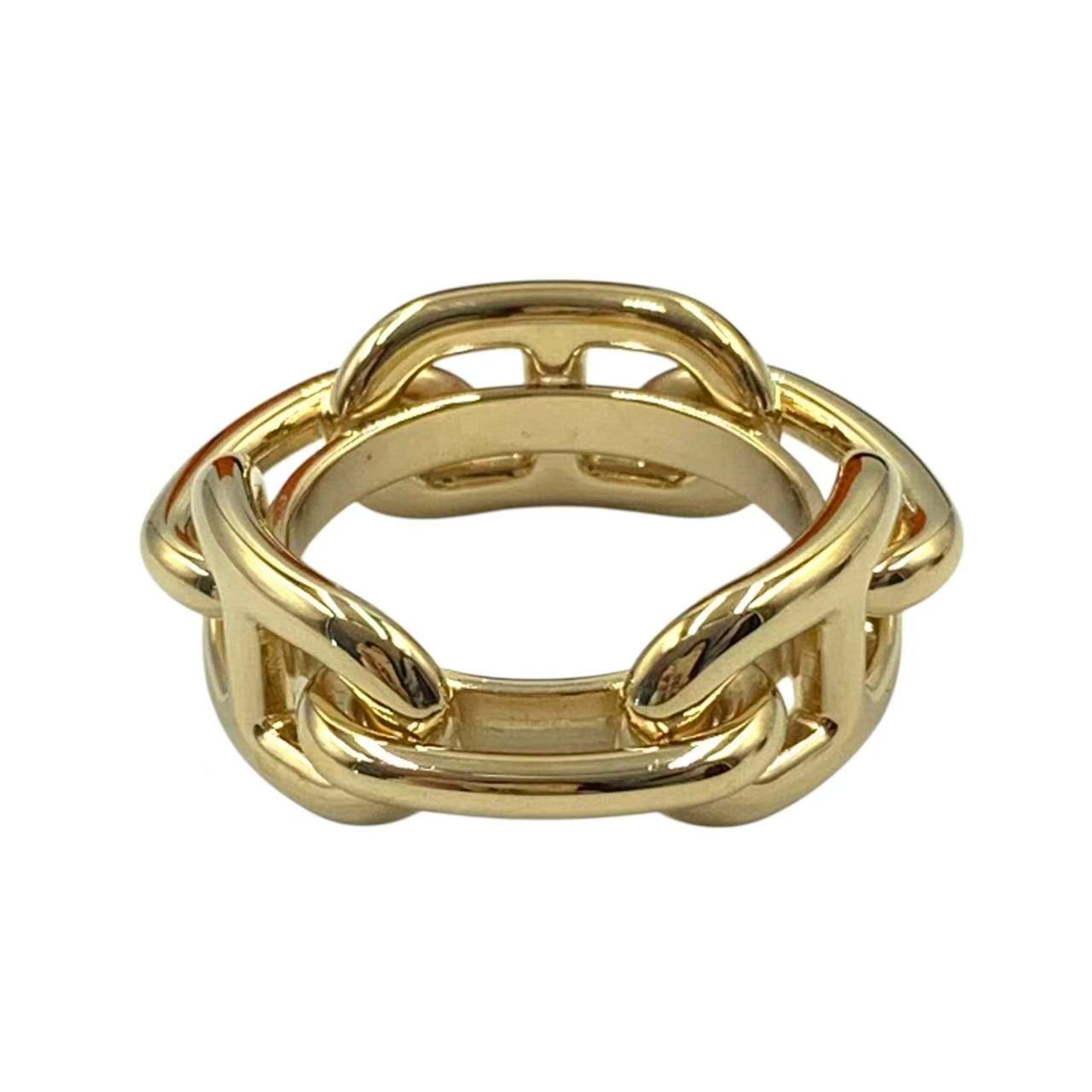 未使用品 HERMES エルメス スカーフリング ゴールド GP