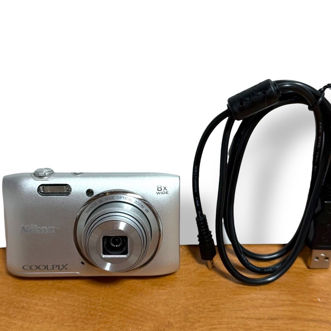 ☆送料無料 美品 Nikon ニコン COOLPIX クールピクス S3600 クリスタル