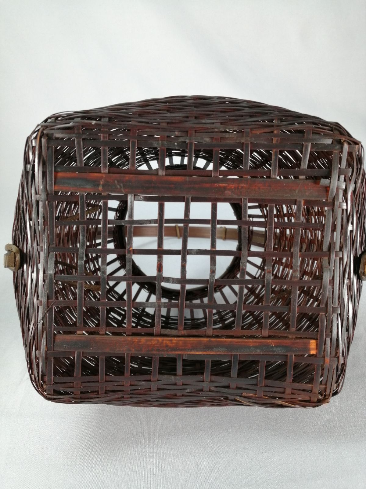 茶事具】手付き四方籠 花籠 花入れ228 - メルカリ