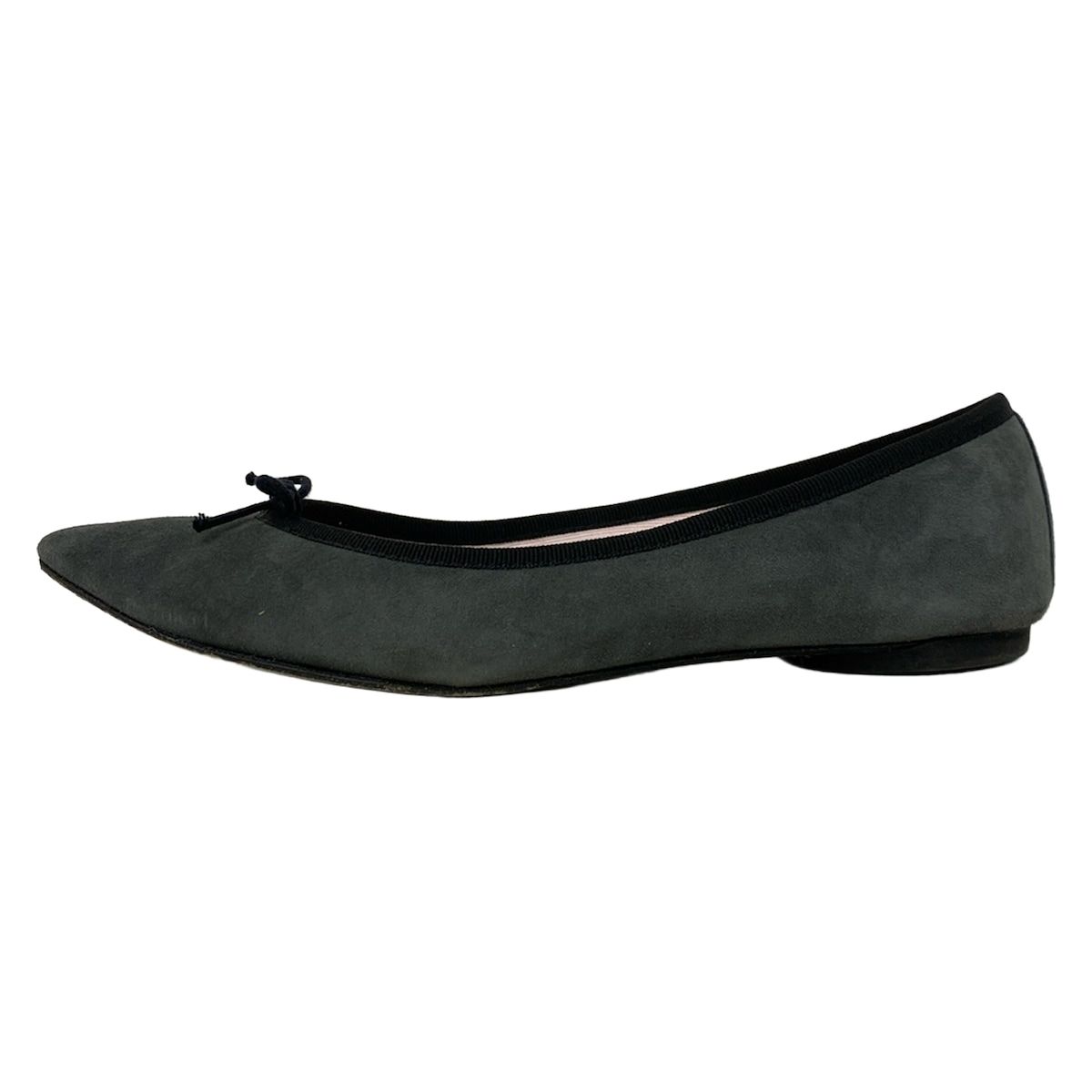 repetto(レペット) フラットシューズ 39 レディース - ダークグレー×黒