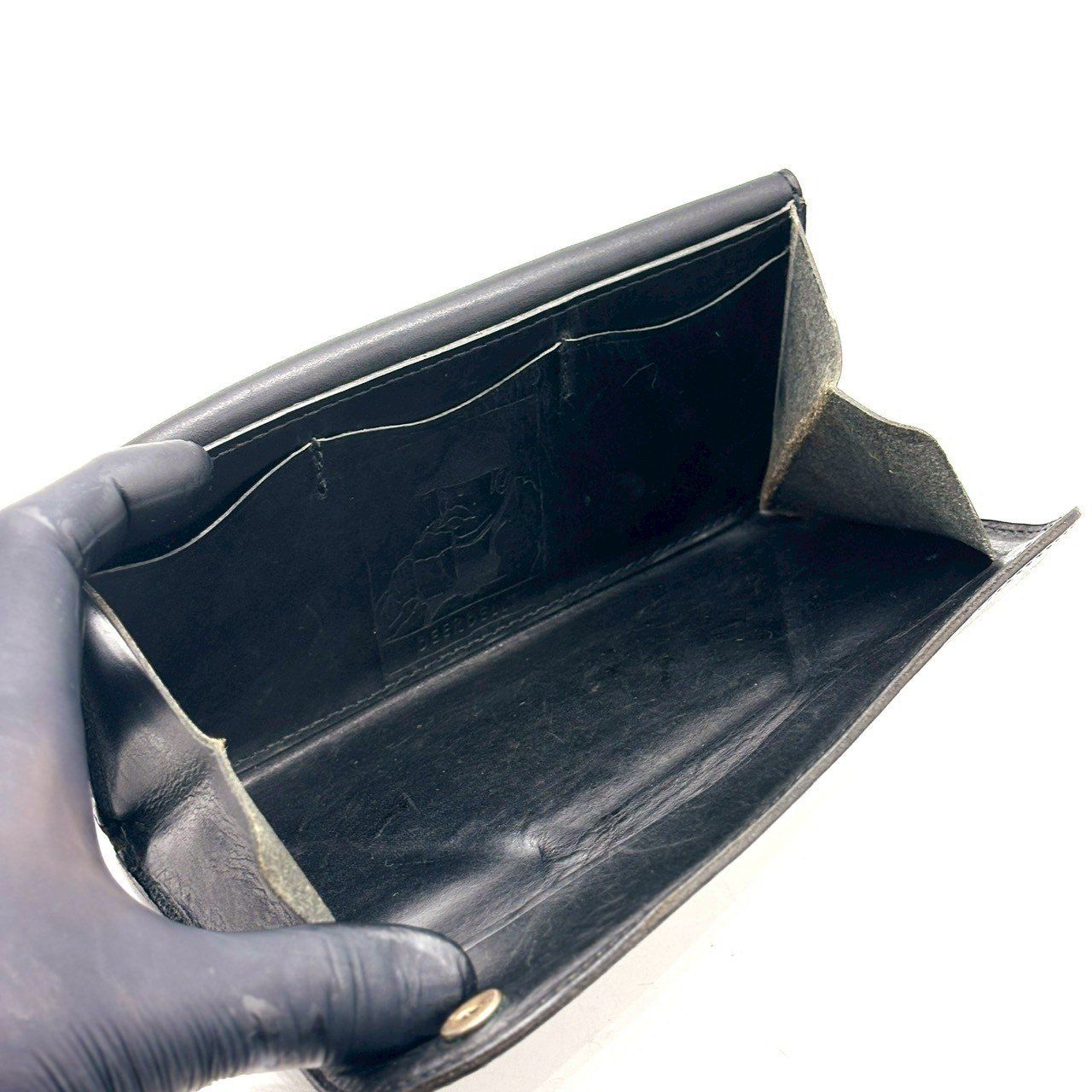 開いて、迷わない財布】 BEERBELLY 長財布 ダブルフラップ ウォレット