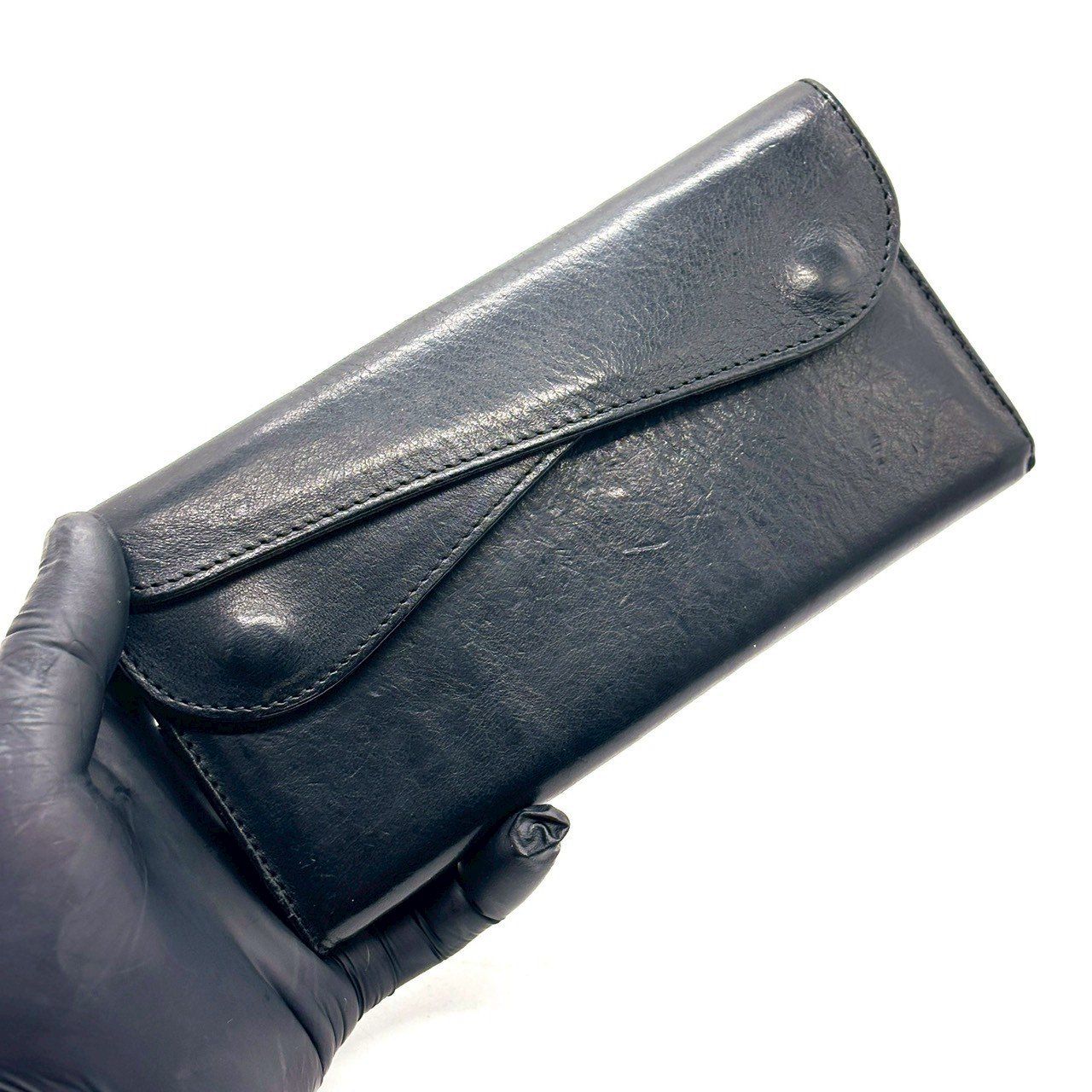 開いて、迷わない財布】 BEERBELLY 長財布 ダブルフラップ ウォレット