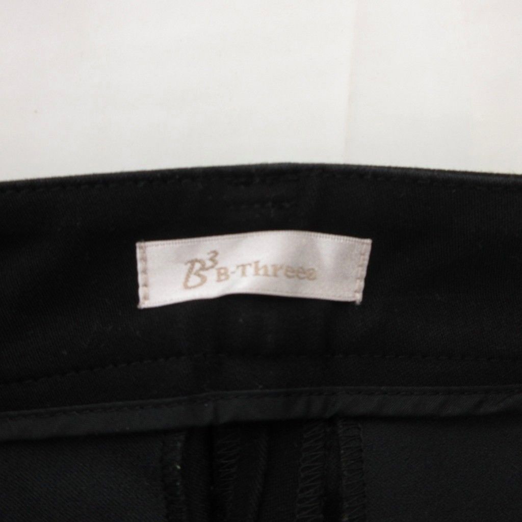 ビースリー B3 B-Three パンツ スラックス 28 黒 ブラック フル