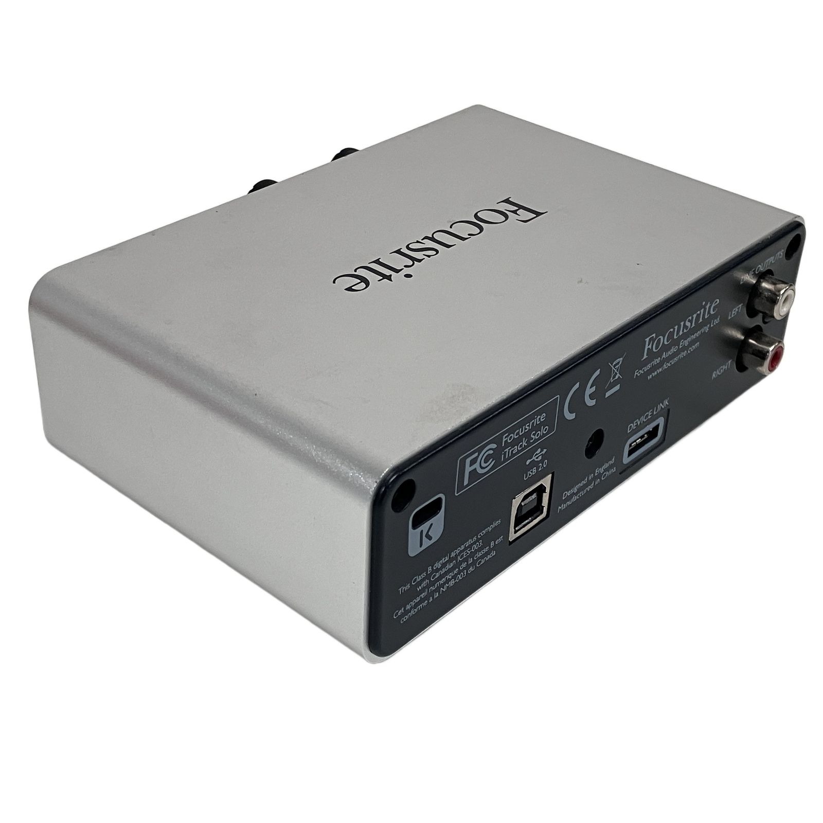 Focusrite iTrack Solo オーディオインターフェース iPad Mac PC対応