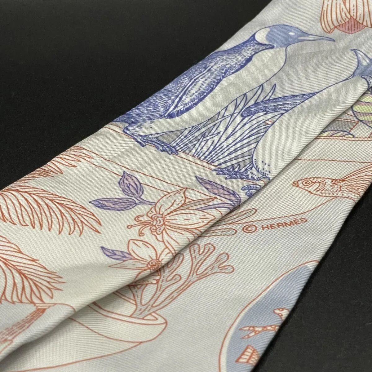 2024SS エルメス ツイリー プレシャスパラダイス ブルー系 HERMES 箱付