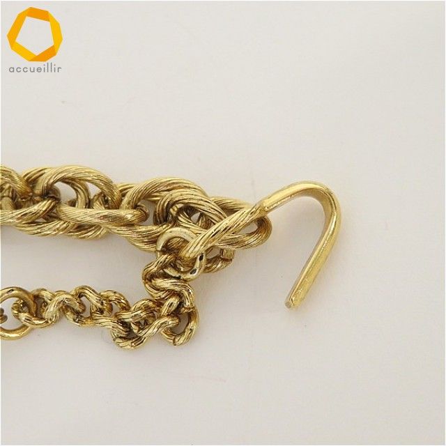 インゲボルグ INGEBORG チェーンベルト パール ロゴ レディース