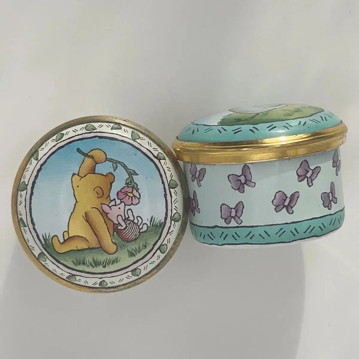 英国王室御用達 ハルシオン・デイズ エナメルボックス 2点セット