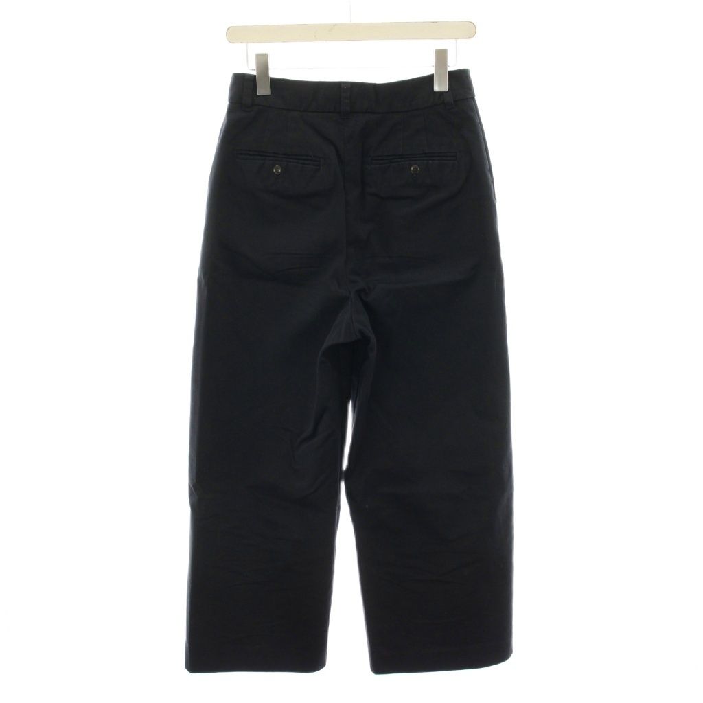 ヒューマンウーマン HUMAN WOMAN 甘撚コットンチノパンツ ワイドパンツ