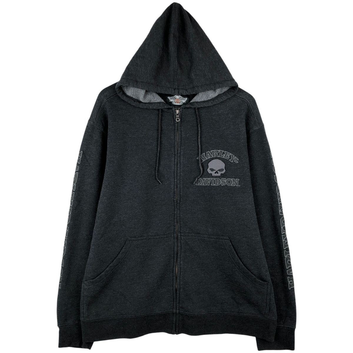 古着 ハーレーダビッドソン Harley-Davidson ドクロ柄 スカル柄