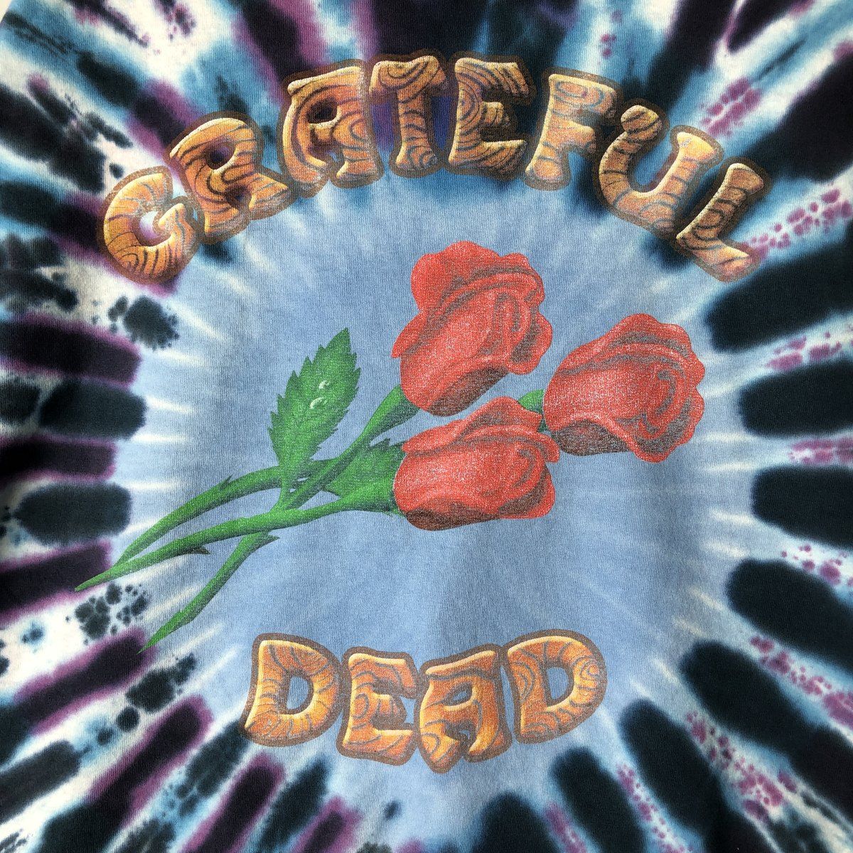 古着 GRATEFUL DEAD グレイトフルデッド ドクロ柄 スカル柄 タイダイ柄 