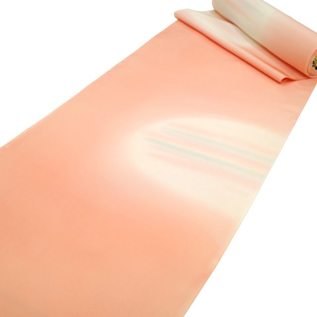 新古品】 長襦袢 襦袢 反物 未使用 正絹 本場奄美大島泥染 サーモン