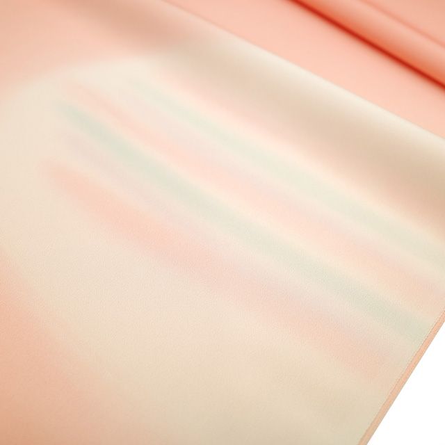 新古品】 長襦袢 襦袢 反物 未使用 正絹 本場奄美大島泥染 サーモン