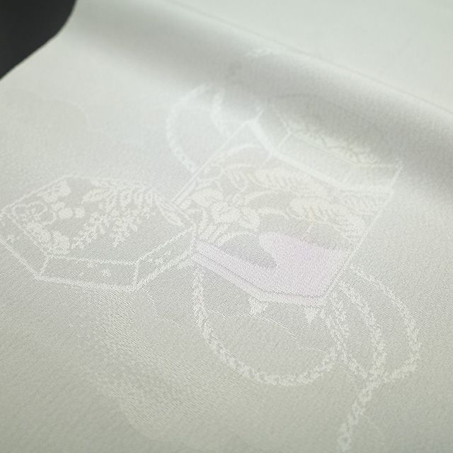 新古品】 長襦袢 襦袢 反物 正絹 丹後ちりめん 八丁撚糸使用