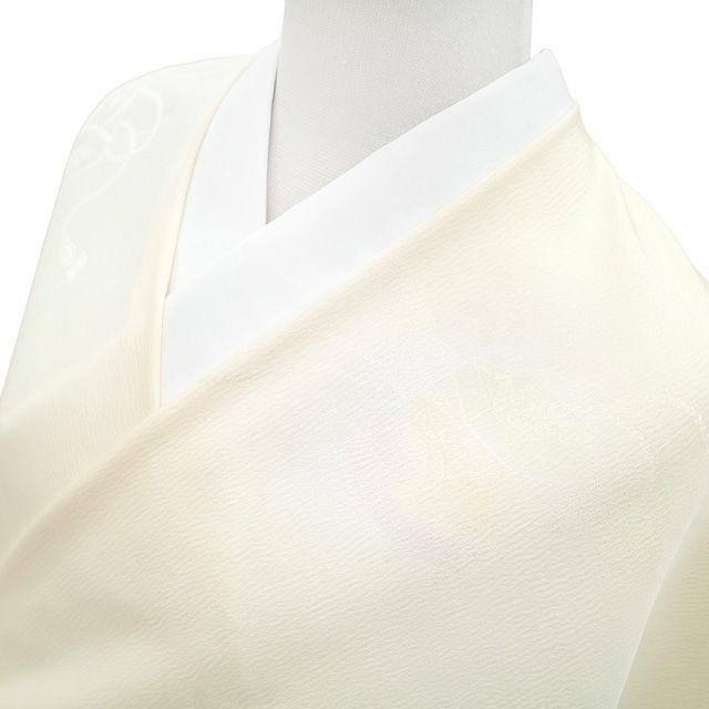 新古品】 長襦袢 襦袢 反物 正絹 丹後ちりめん 八丁撚糸使用