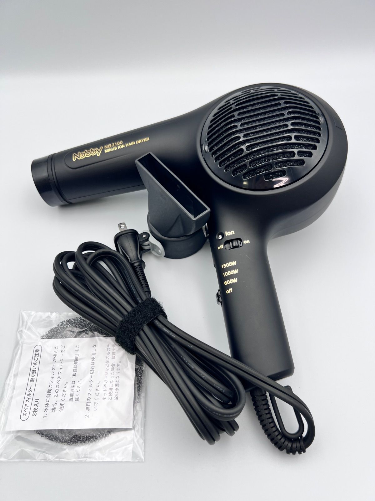 12K1#76 Nobby NB3100 マイナスイオンヘアドライヤー - メルカリ