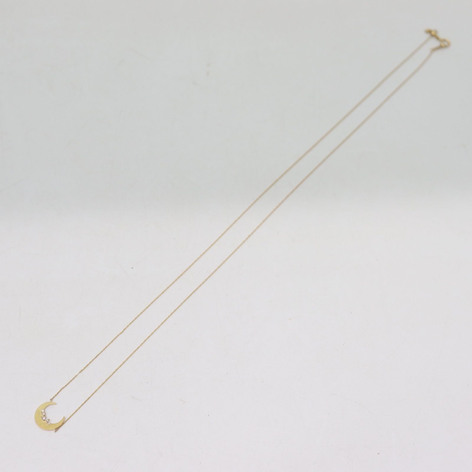 ITY74RHZMN7S agete アガット ダイヤモンド ネックレス K18 D0.05ct