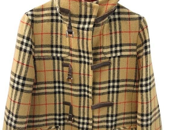 バーバリーブルーレーベル BURBERRY BLUE LABEL チェック ダッフル