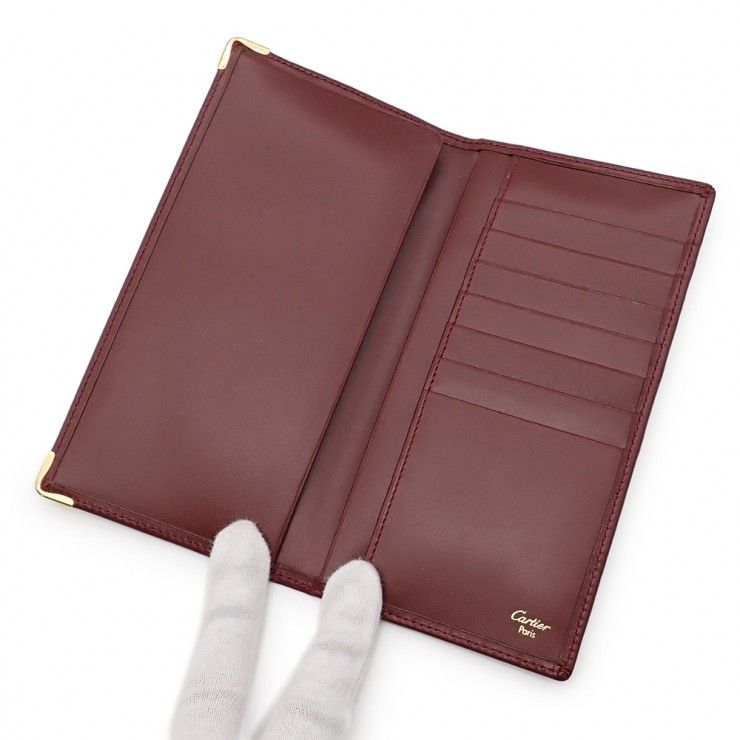 未使用品 Cartier カルティエ マスト ドゥ カルティエ 札入れ マスト