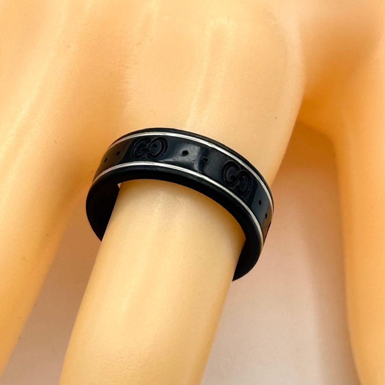 16号】GUCCI アイコンリング AU750 コランダム 指輪 1-103 - メルカリ