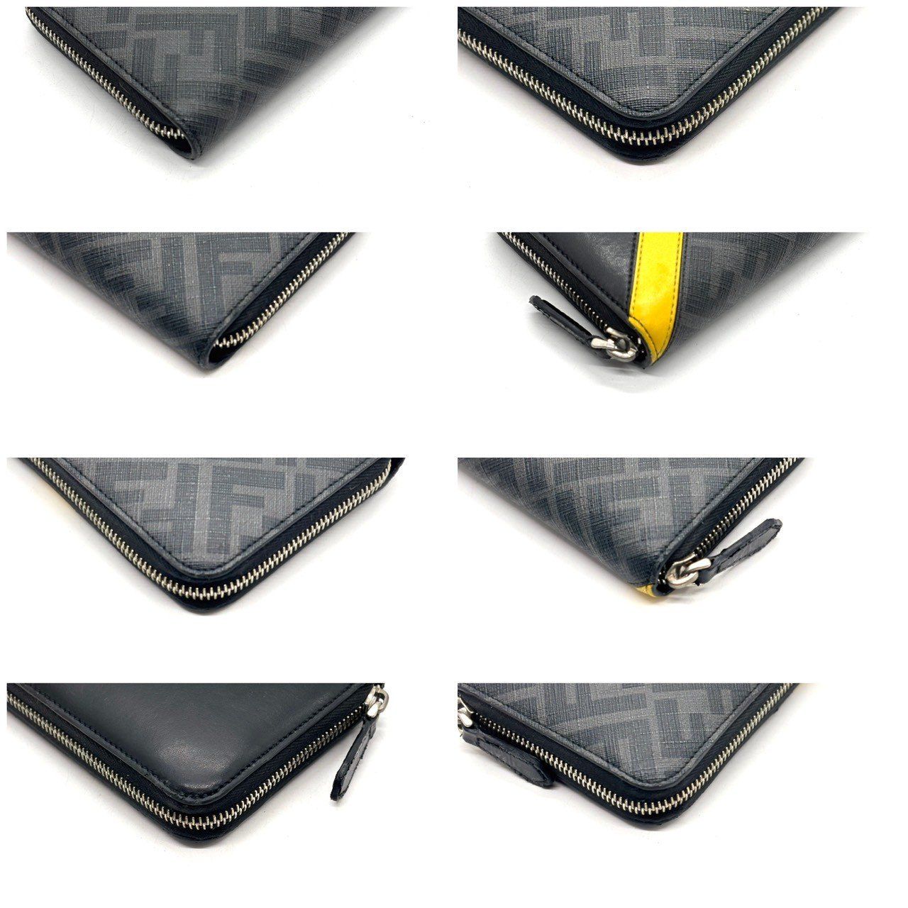 定番に、角度をつける】 FENDI 長財布 ダイアゴナル ラウンド 