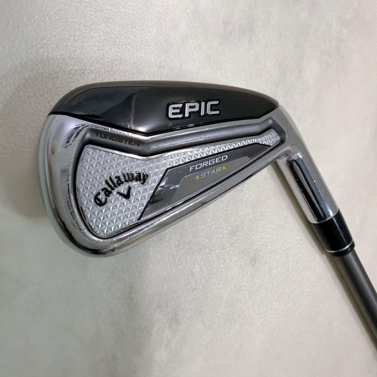 キャロウェイ EPIC STAR 6番単品アイアン 純正カーボン R 右 新品グリップ 希少 良品 キャロウェイ EPIC FORGED STAR 2019 6番 単品