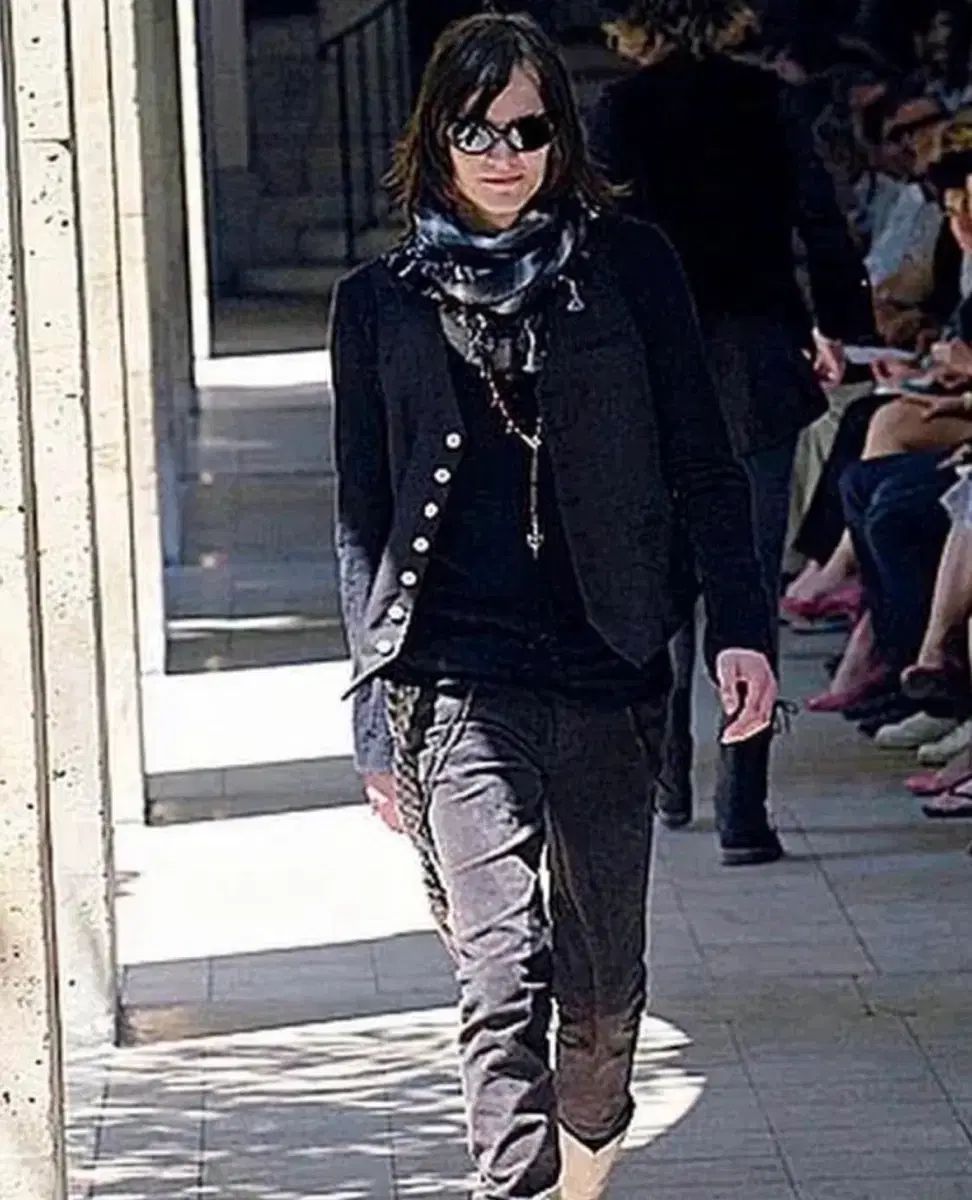 NUMBER(N)INE(ナンバーナイン) 07aw フリンジ マフラー ストール