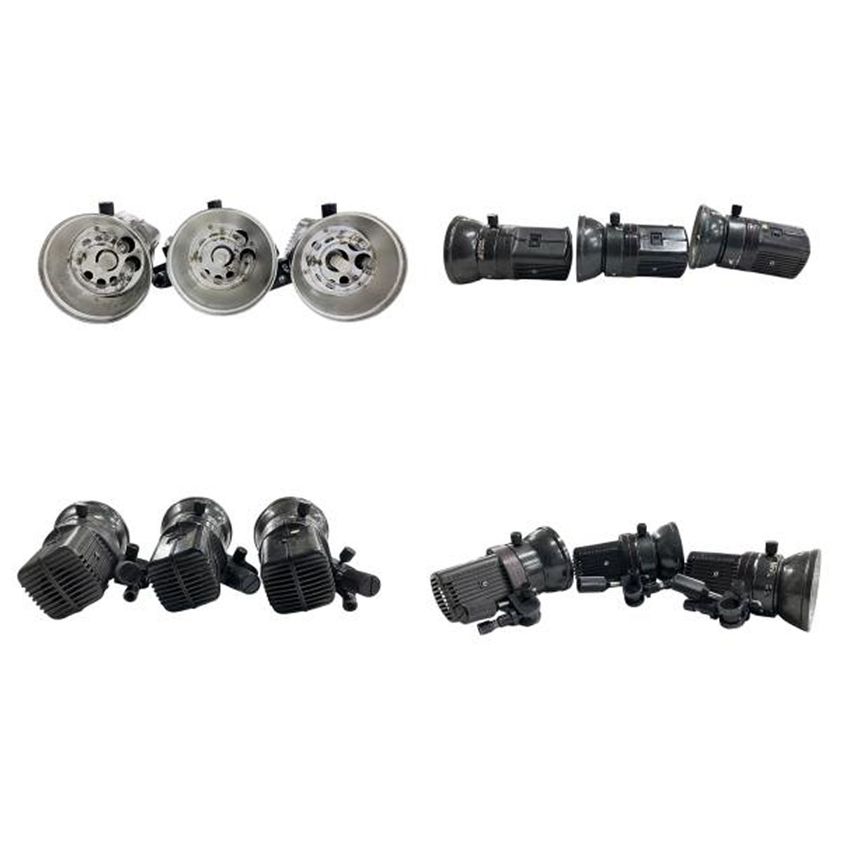 SUNSTAR STROBO M series 10 MICRO FAN HEAD 25 3点 バッグ コード付属