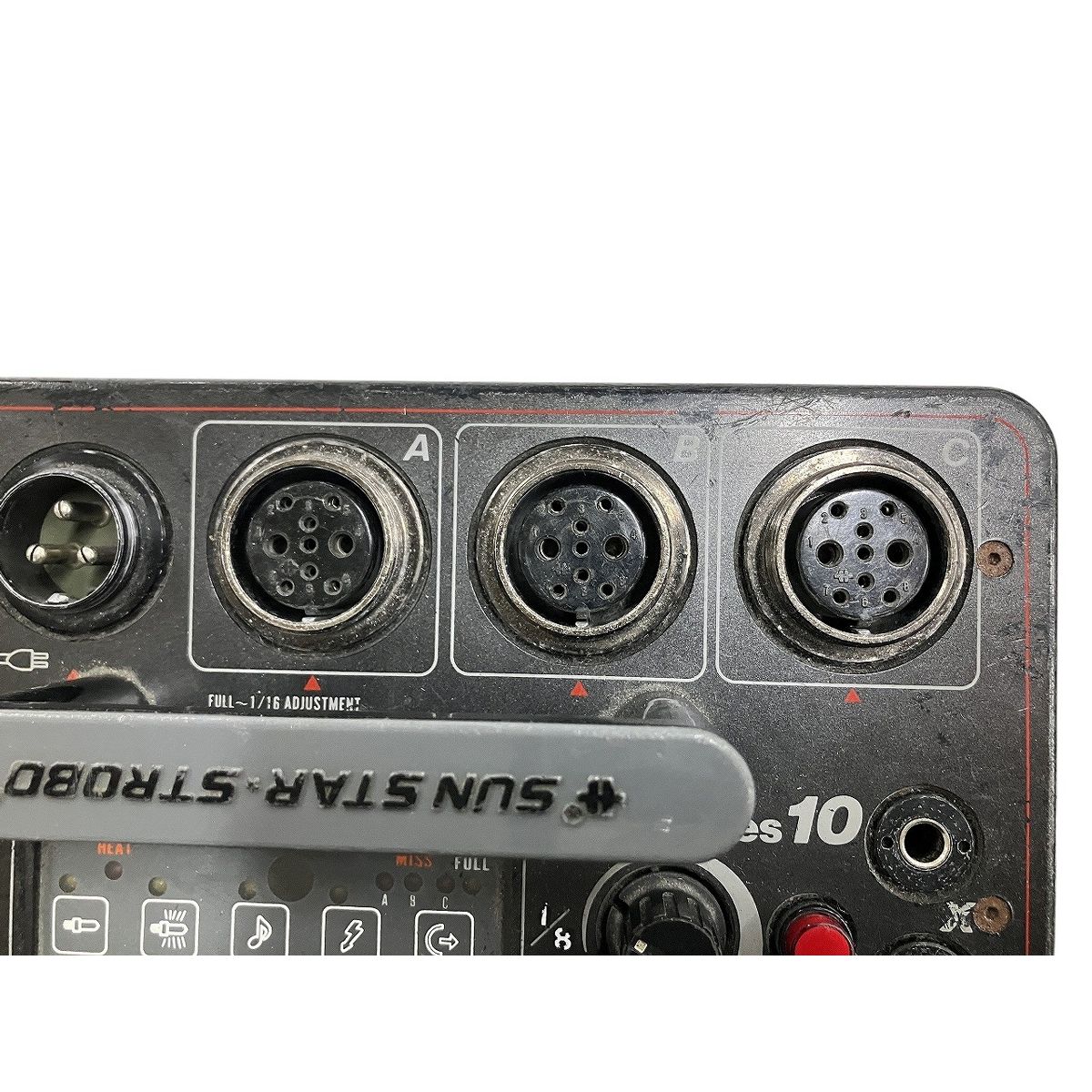 SUNSTAR STROBO M series 10 MICRO FAN HEAD 25 3点 バッグ コード付属