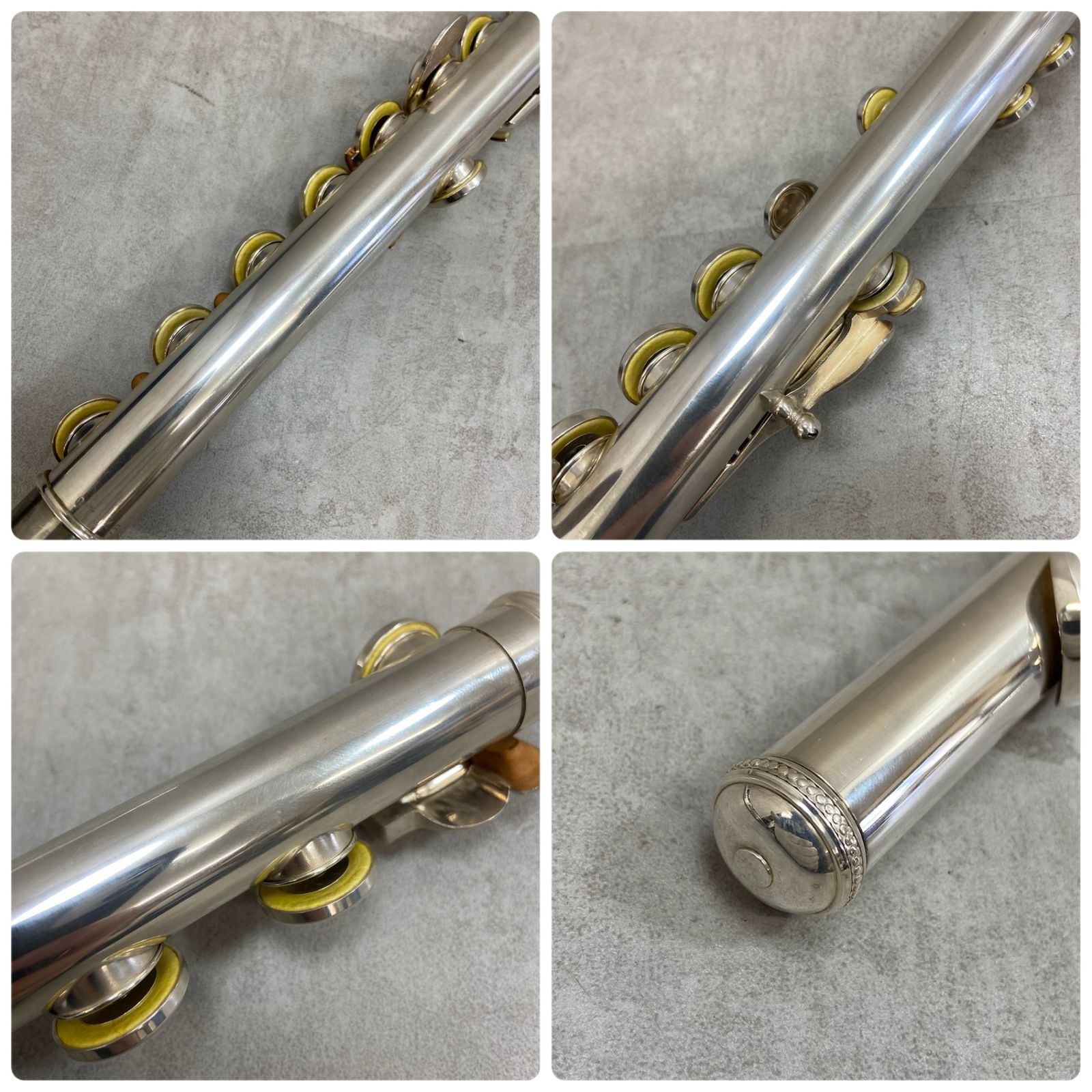 ヤマハ フルート YFL-451 頭部管銀製 Eメカ搭載 ピントップアーム 銀