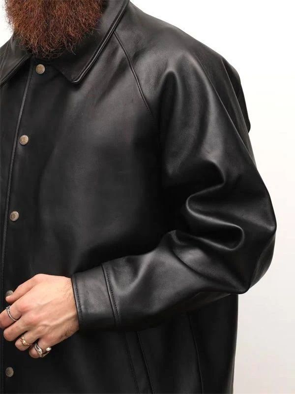 Schott SHEEP COACH JACKET レザー コーチジャケット ラムレザー