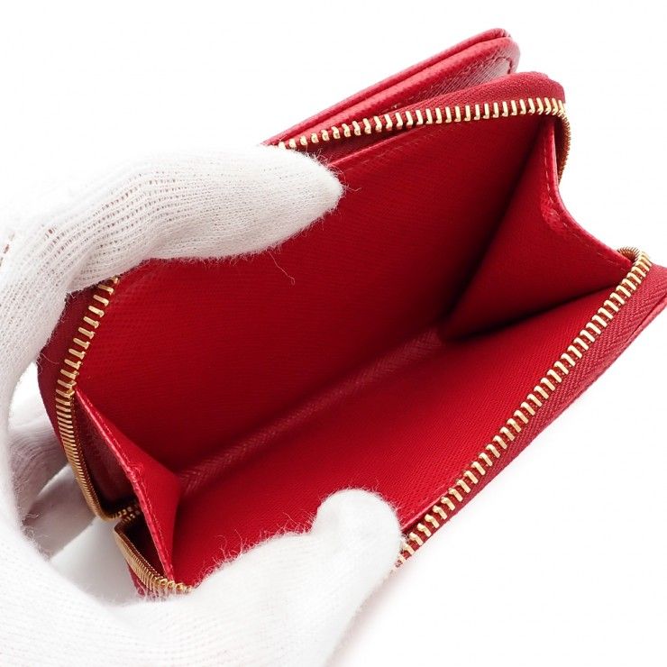 未使用品 PRADA プラダ コンパクトウォレット 折り財布 1ML036