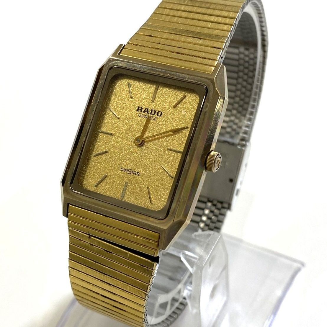 RADO ラドー 121.9521.3 腕時計 スクエア ゴールド クォーツ - メルカリ