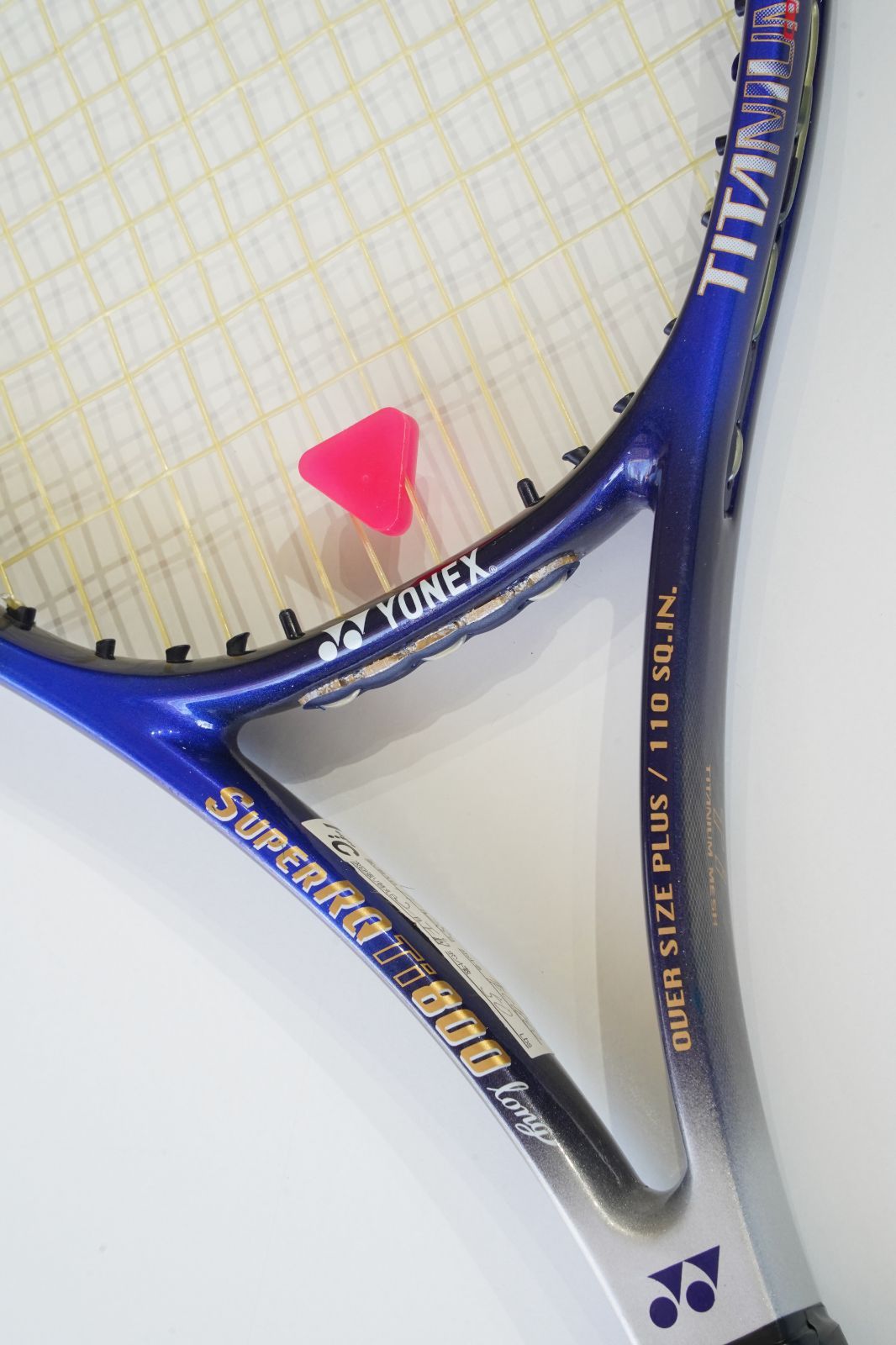 YONEX SUPER RQ Ti 800 LONG 日本製 G2｜110sq.in ロング｜ケース付き