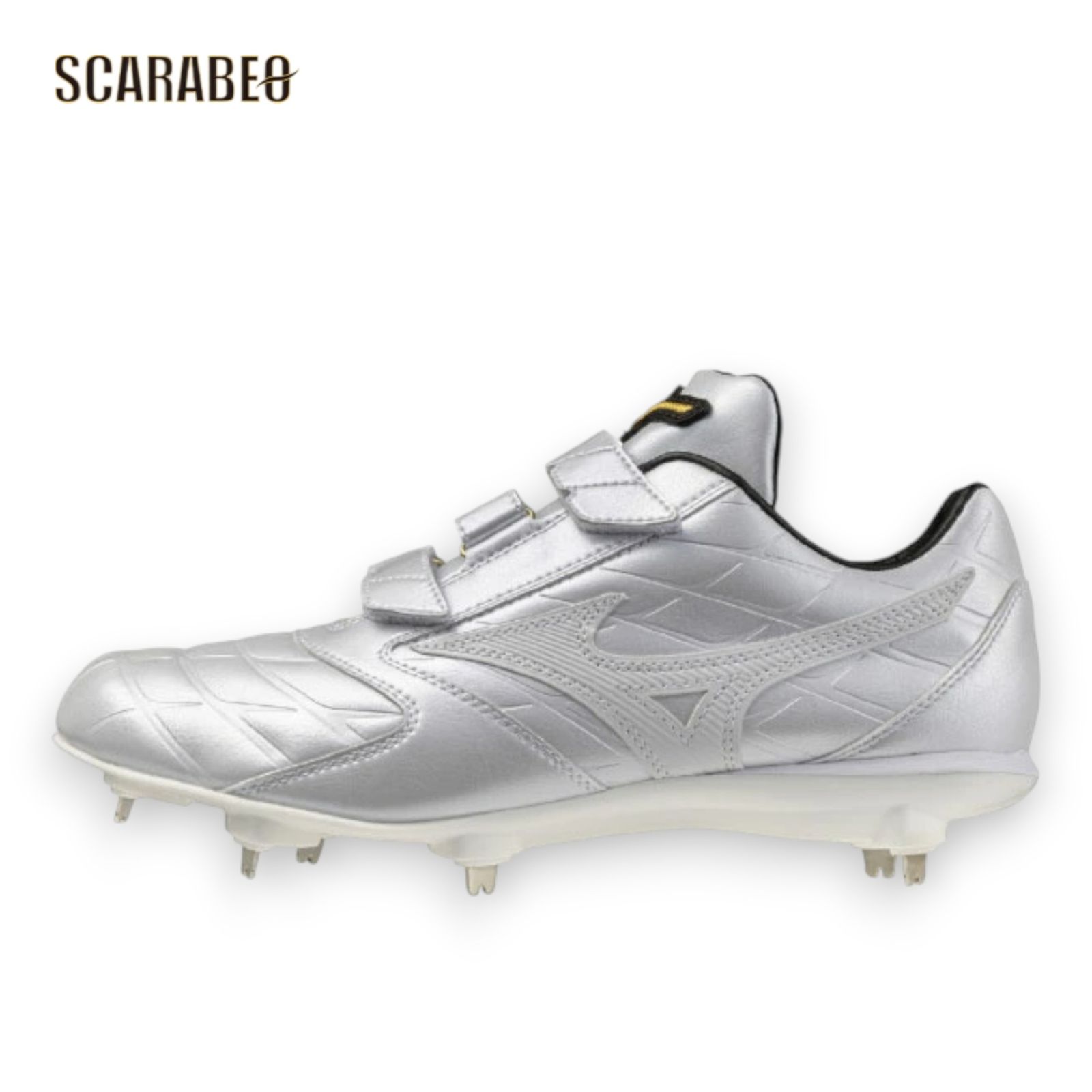 ミズノ ライトレボプロ2 BLT Ltd 金具スパイク ベルトタイプ 限定 白