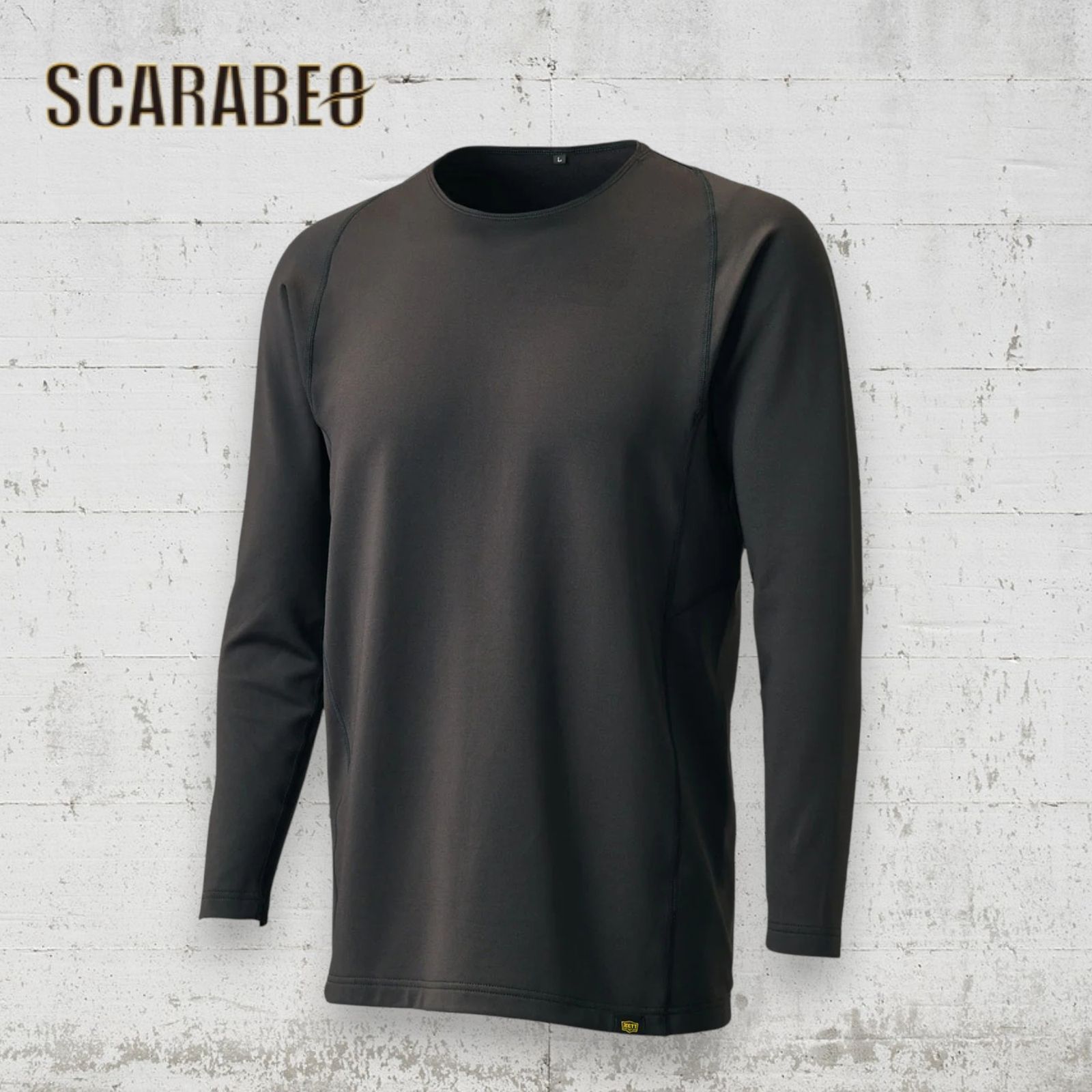 ZETT 裏起毛クルーネック長袖アンダーシャツ HEAT-Z BO8662 メンズ