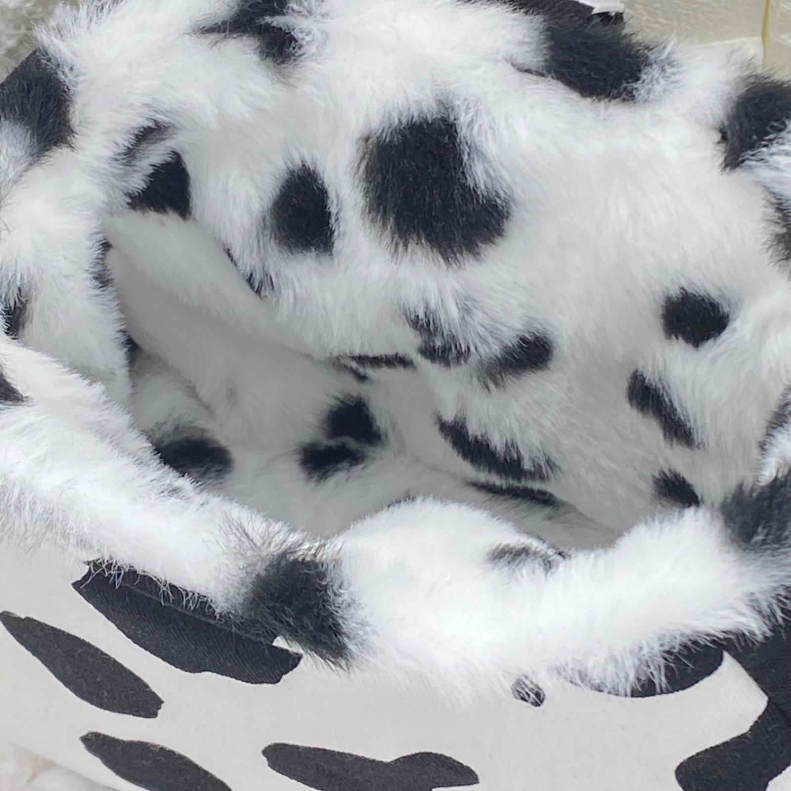 フクロモモンガ ショウガラゴ ポーチ こむすびサイズ/ラビットファー