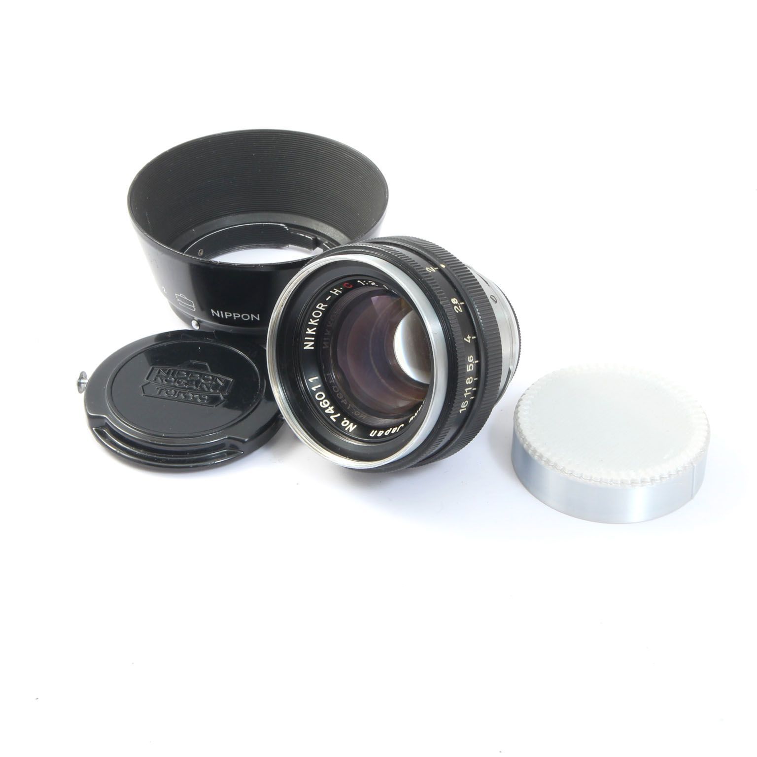 Nikon ニコン NIKKOR H・C 5cm F2 ブラック Sマウント - メルカリ