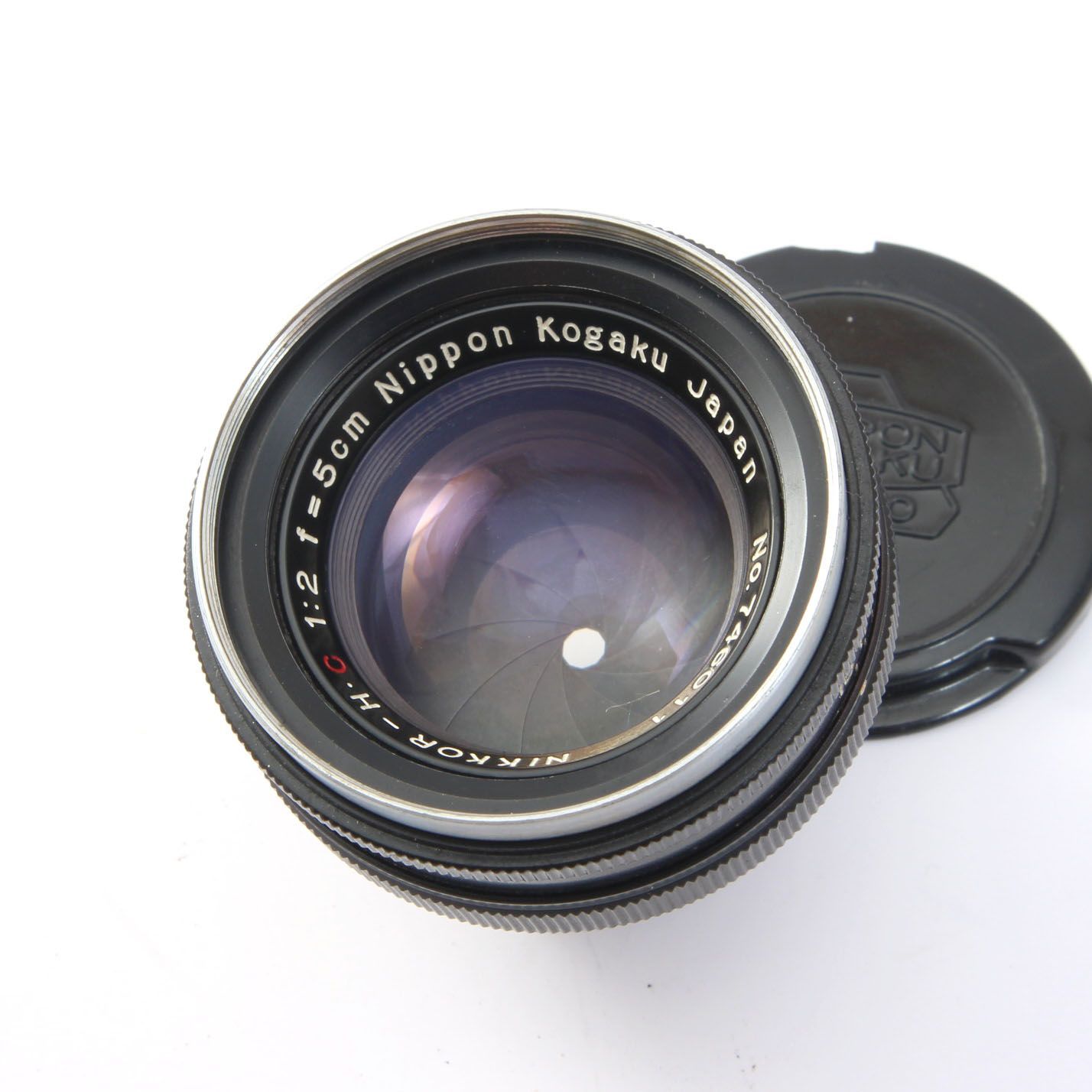 Nikon ニコン NIKKOR H・C 5cm F2 ブラック Sマウント - メルカリ