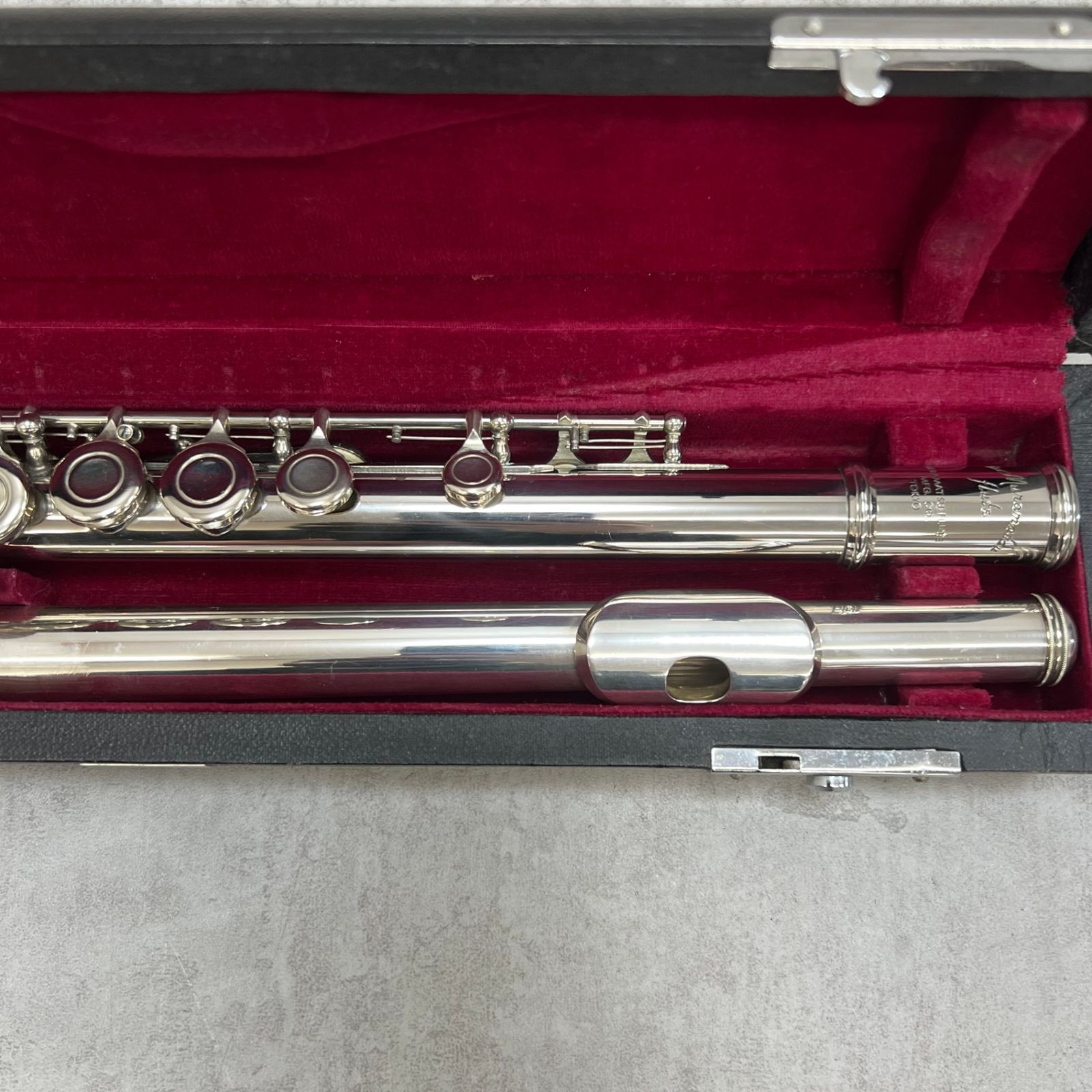 ムラマツ フルート M-40 頭部管銀製 銀メッキ 木管楽器 ハードケース