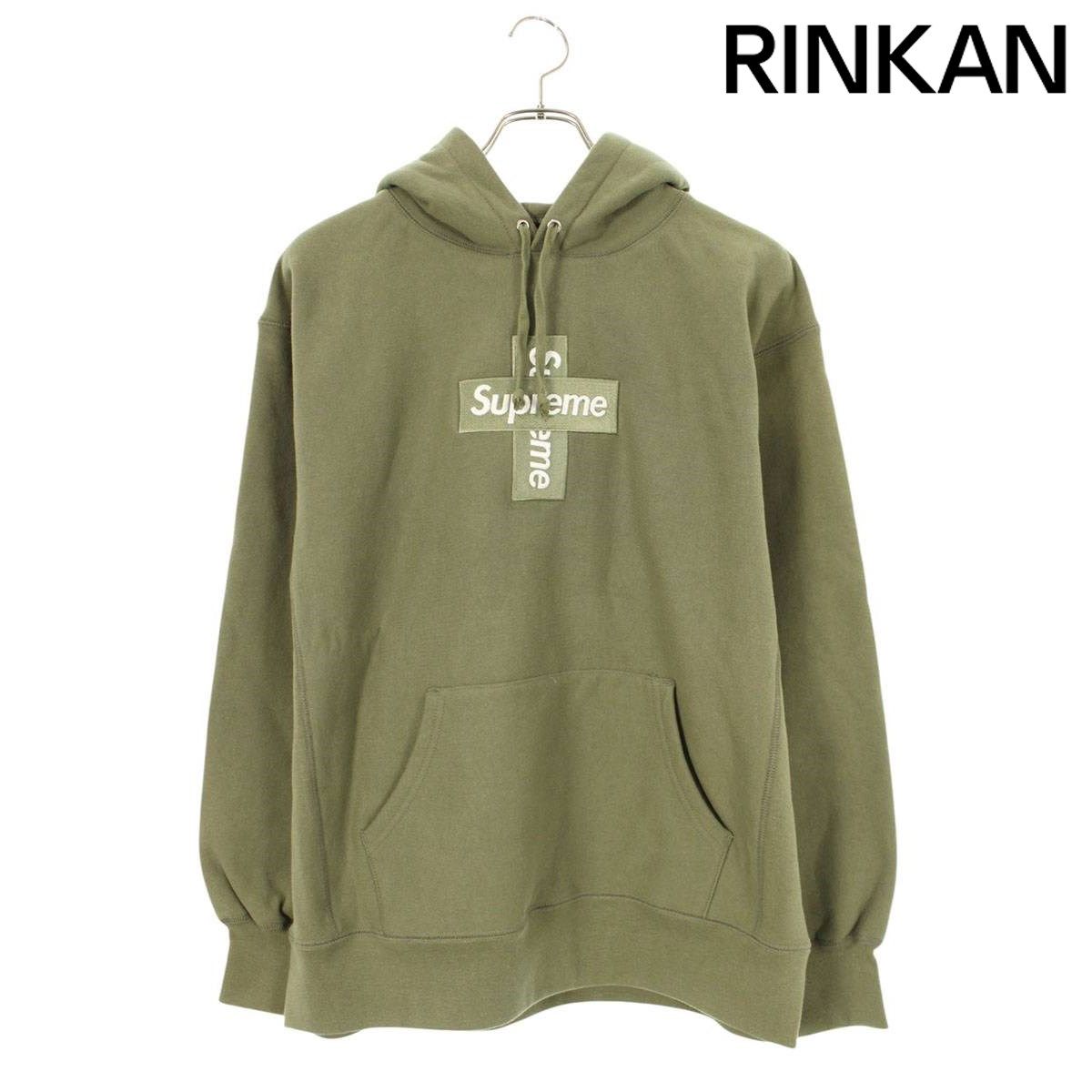 シュプリーム 20AW Cross Box Logo Hooded Sweatshirt クロスボックス 